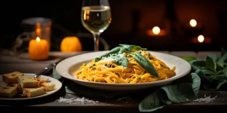 Kürbis pasta sahne: eine köstliche herbstliche delikatesse