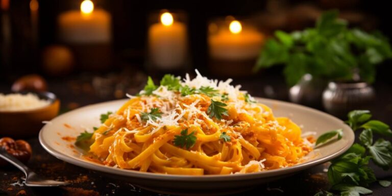 Kürbis pasta sauce: die perfekte ergänzung für deine nudelgerichte