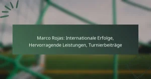Marco Rojas: Internationale Erfolge, Hervorragende Leistungen, Turnierbeiträge